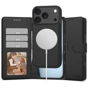 Tech-protect Wallet Magsafe Iphone 17 Pro Max Matte Black