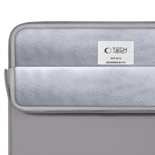 Tech-protect Sleeve Laptop 13-14 Crayon Grey Tech-protect Sleeve Laptop 13-14 Crayon Grey - Image 4