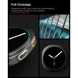 Alternative view of Spigen Glas.tr ”ez-fit” 2-pack Galaxy Watch 8 (40 Mm) Clear