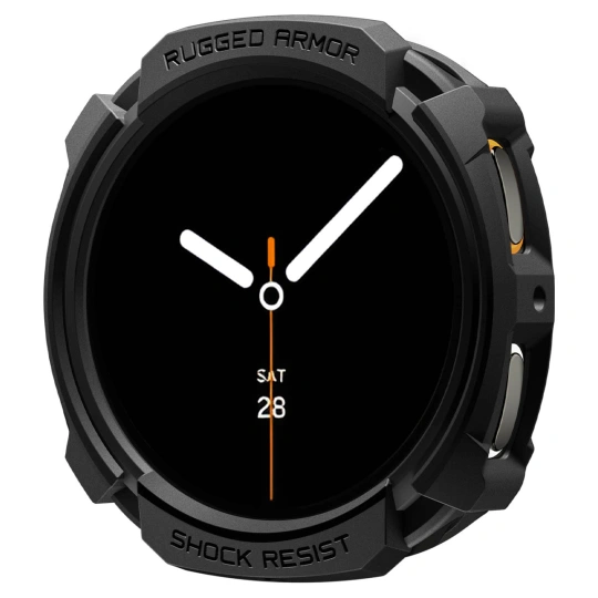 Spigen Rugged Armor Samsung Galaxy Watch 8 (44 Mm) Matte Black Spigen Rugged Armor Samsung Galaxy Watch 8 / 9 (44 Mm) Matte Black - Image 2