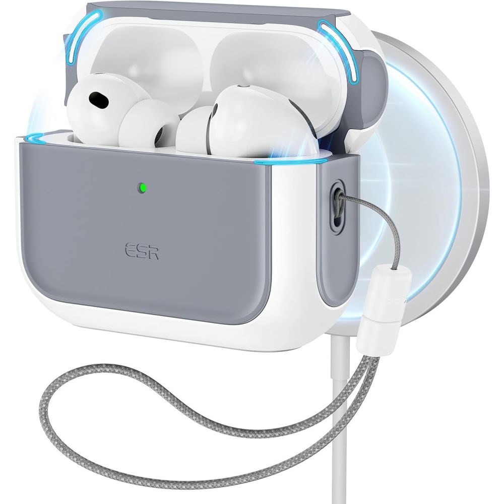 Esr Orbit Halolock Magsafe Apple Airpods Pro 3 White Esr Orbit Halolock Magsafe Apple Airpods Pro 3 White