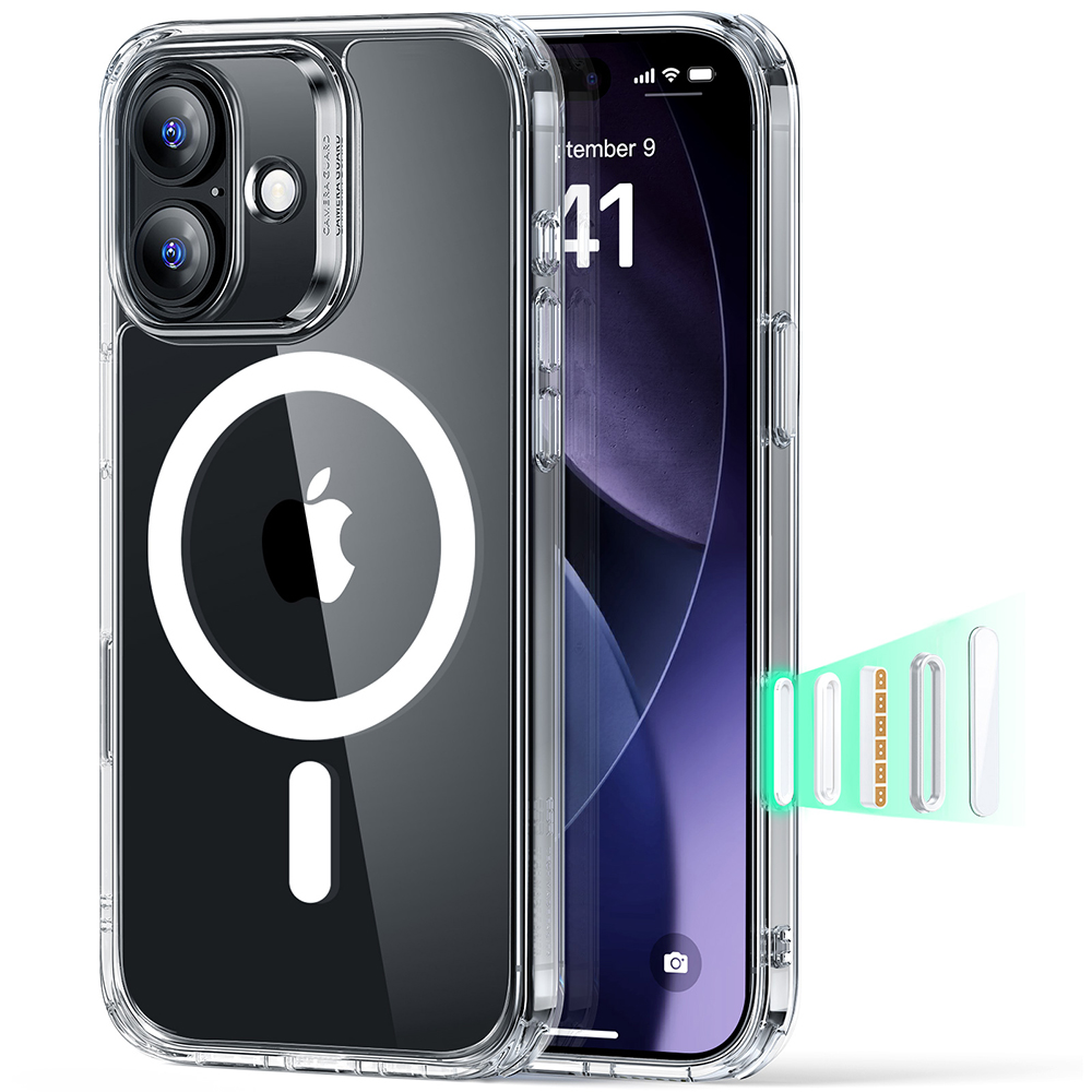 ESR - Classic Hybrid HaloLock (Camera Control) - iPhone 17 - Clear