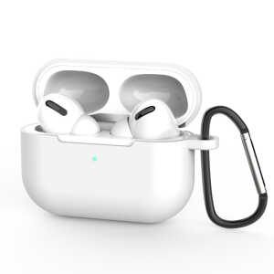 Techsuit - Silicone Case - for AirPods Pro 3, Smooth Ultrathin Material - White
