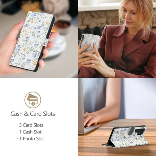 Tech-protect Wallet Galaxy A26 5g / A17 4g / 5g Spring Flowers Tech-protect Wallet Galaxy A26 5g / A17 4g / 5g Spring Flowers - Image 3