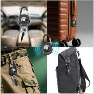 Tech-protect Slidelock Carabiner Keychain Apple Airtag 1 / 2 Black Tech-protect Slidelock Carabiner Keychain Apple Airtag 1 / 2 Black