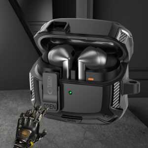 Tech-protect Carbonox Magsafe Samsung Galaxy Buds 3 / 3 Fe / 3 Pro Black