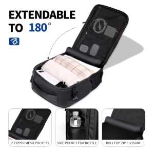 Tech-protect Defender S50 Ryanair & Wizzair Travel Laptop Cabin Backpack 20l 40x20x25 Black