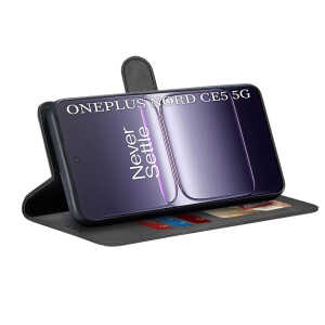 Techsuit - Diary Book - OnePlus Nord CE5 - Black Techsuit - Diary Book - OnePlus Nord CE5 - Black