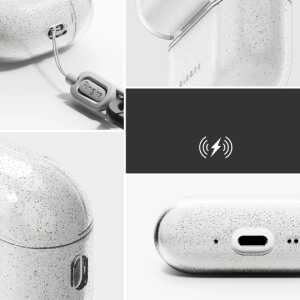 Alternative view of Ringke Air Apple Airpods Pro 3 Glitter Clear