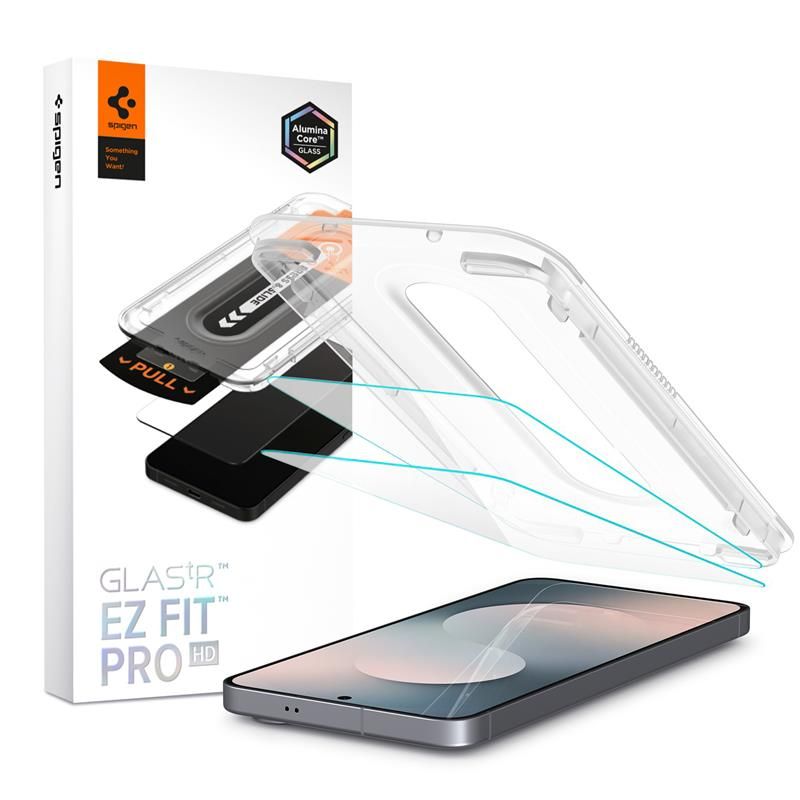 Spigen Glas.tr ”ez Fit Pro” 2-pack Galaxy S25 Fe Clear
