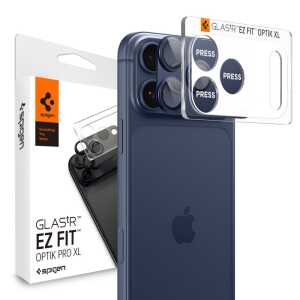 Spigen Optik Pro Xl Glas.tr ”ez Fit” Camera Protector Iphone 17 Pro Blue