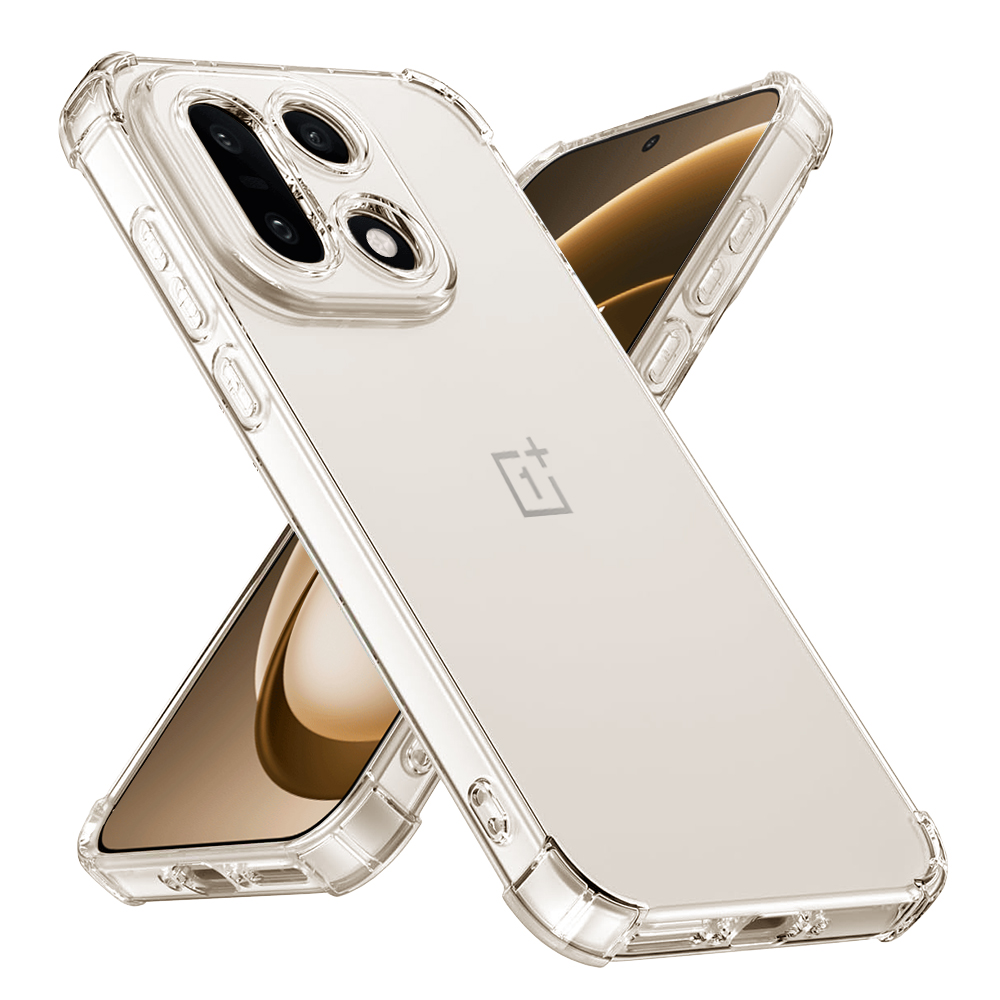 Techsuit - Shockproof Clear Silicone - OnePlus 15 - Clear