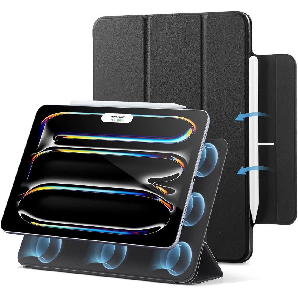 Esr Rebound Magnetic Ipad Pro 13” 7 / 8 / 2024-2025 Black Esr Rebound Magnetic Ipad Pro 13” 7 / 8 / 2024-2025 Black