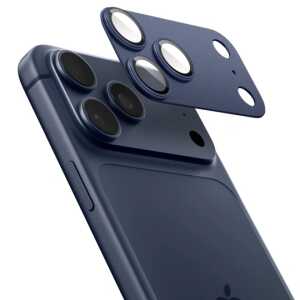 Alternative view of Spigen Optik Pro Xl Glas.tr ”ez Fit” Camera Protector Iphone 17 Pro Blue