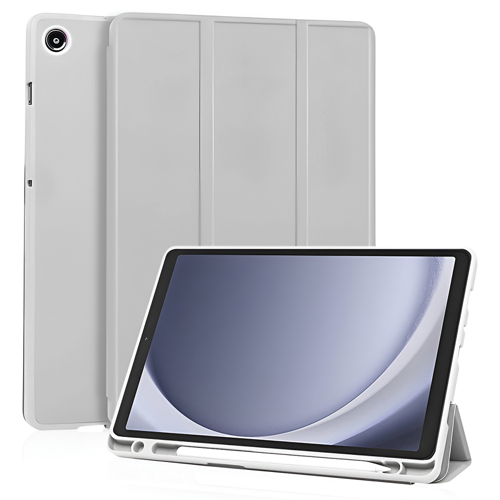 Techsuit - Flex Trifold (με Βάση για Pen) - Samsung Galaxy Tab A11 / A9 8.7 - Gray