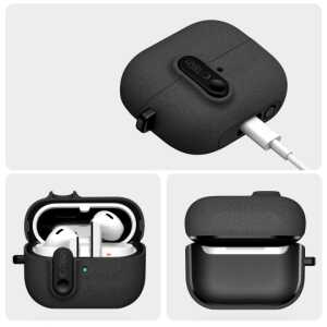 Tech-protect Slim Hook Samsung Galaxy Buds 3 / 3 Fe / 3 Pro Black - Image 3
