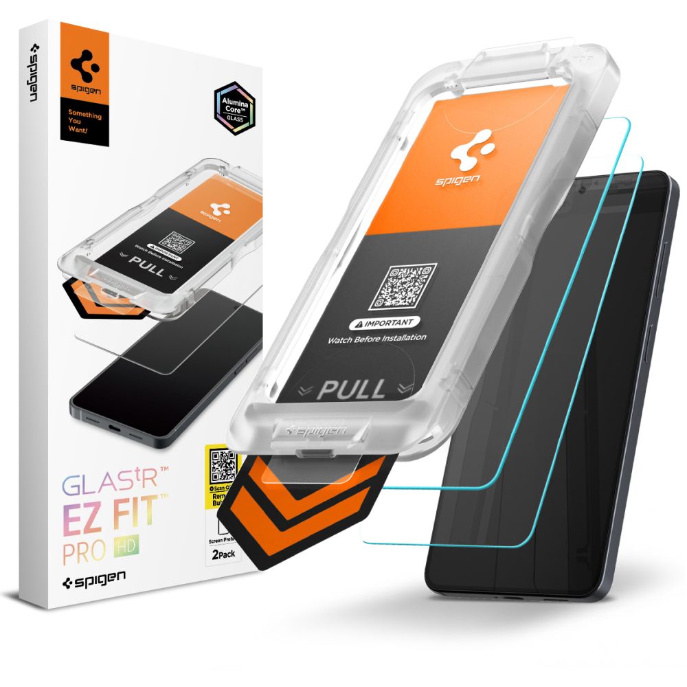 Spigen Glas.tr "ez Fit Pro" Hd 2-pack Galaxy S26 Clear