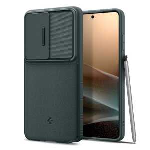 Spigen Optik Armor Galaxy S26 Ultra Abyss Green