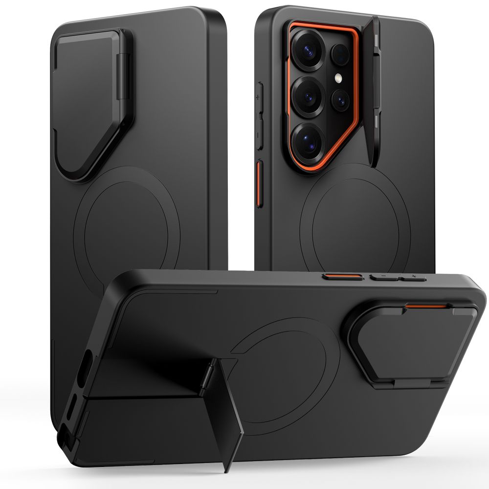 Tech-protect Kevlar Aura Magsafe Galaxy S26 Ultra Black/orange