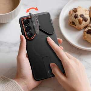 Tech-protect Kevlar Aura Magsafe Galaxy S26 Ultra Black/orange