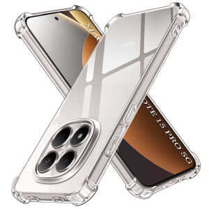 Techsuit - Shockproof Clear Silicone - Xiaomi Redmi Note 15 Pro 5G - Clear