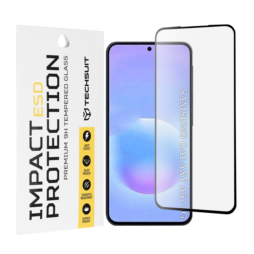 Techsuit - ESD Glass - Samsung Galaxy A57 5G - Black Techsuit - ESD Glass - Samsung Galaxy A57 5G - Black