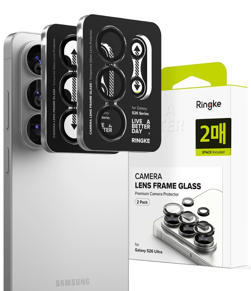 Ringke Camera Frame Protector 2-pack Galaxy S26 Ultra Black