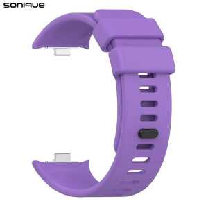 Λουράκι Σιλικόνης Sonique Color για Xiaomi Redmi Watch 4 / Redmi Watch 5 Λιλά