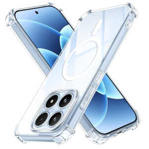 Techsuit - Shockproof Clear Silicone MagSafe - Xiaomi 17 - Clear