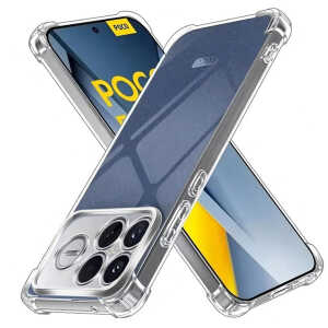 Techsuit - Shockproof Clear Silicone - Xiaomi Poco F8 Ultra - Clear