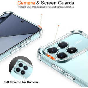 Techsuit - Shockproof Clear Silicone - Xiaomi Poco F8 Ultra - Clear