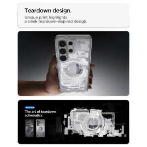 Spigen Ultra Hybrid Mag Magsafe Galaxy S26 Ultra Zero One White - Image 3