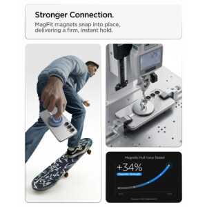 Spigen Ultra Hybrid Mag Magsafe Galaxy S26+ Plus Clear/white