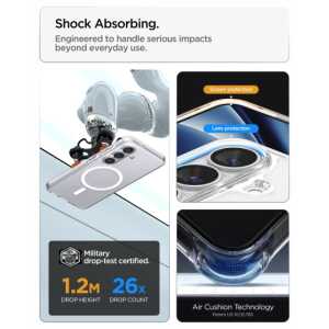 Spigen Ultra Hybrid Mag Magsafe Galaxy S26+ Plus Clear/white