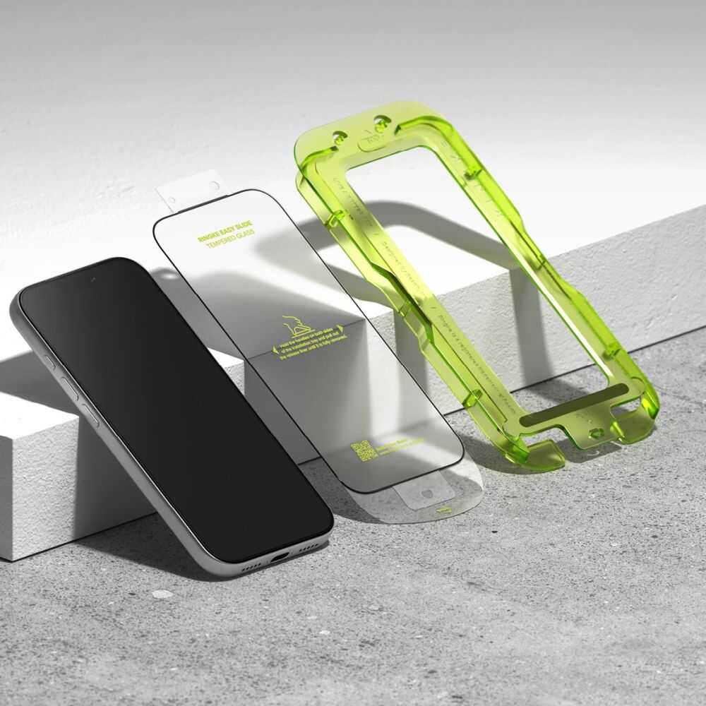 Alternative view of Ringke Easy Slide 2-pack Iphone 17 Pro Black