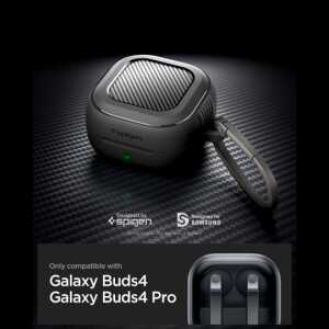 Spigen Rugged Armor Samsung Galaxy Buds 4 / 4 Pro Matte Black