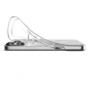 Alternative view of Spigen Liquid Crystal Mag Magsafe Iphone 17 Pro Clear/white