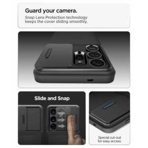 Spigen Optik Armor Galaxy S26 Ultra Black