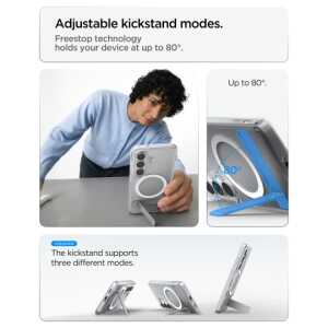 Spigen Ultra Hybrid "s" Mag Magsafe Galaxy S26+ Plus Clear/white