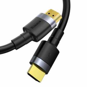 Alternative view of Baseus - Video Cable Cafule (CADKLF-E01) - HDMI to HDMI, 4K, 60Hz, 18Gbps, 1m - Black