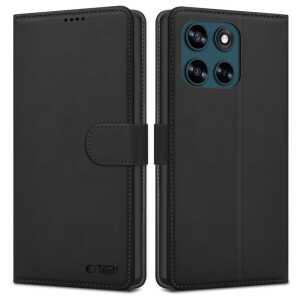 Tech-protect Wallet Motorola Moto G57 Power / G67 Power Black