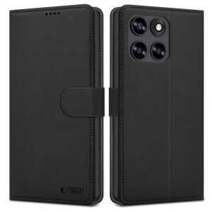Tech-protect Wallet Motorola Moto G67 / G77 Black