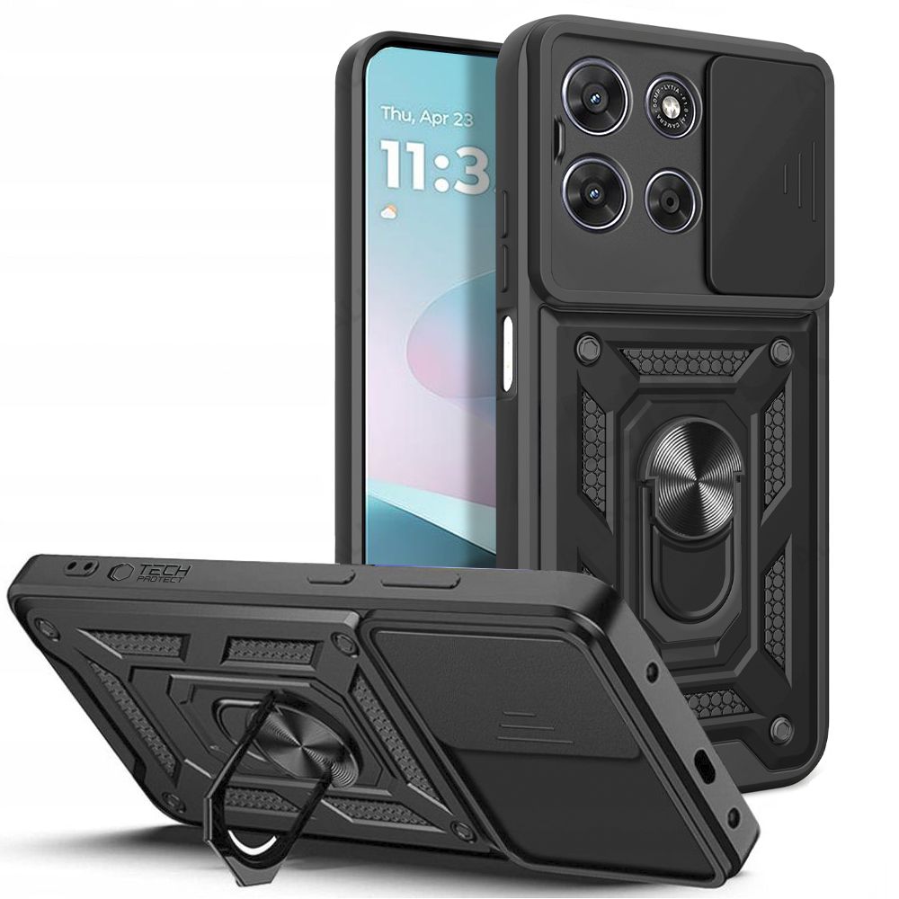 Tech-protect Camshield Pro Motorola Moto G67 / G77 Black Tech-protect Camshield Pro Motorola Moto G67 / G77 Black