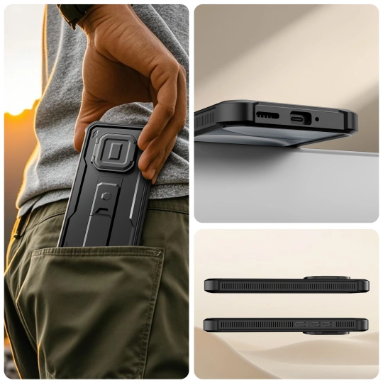Tech-protect Kevlar Cam+ 2-set Xiaomi Redmi Note 15 Pro 5g Black Tech-protect Kevlar Cam+ 2-set Xiaomi Redmi Note 15 Pro 5g Black - Image 3