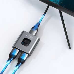 Tech-protect Hb07 Hub Adapter 2in1 Hdmi 4k 60hz Space Grey - Image 3