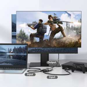 Tech-protect Hb07 Hub Adapter 2in1 Hdmi 4k 60hz Space Grey - Image 4
