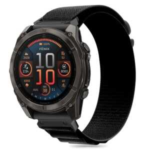 Alternative view of Tech-protect Nylon Pro Garmin Fenix 5 / 6 / 6 Pro / 7 / 8 (47 Mm) / E Black