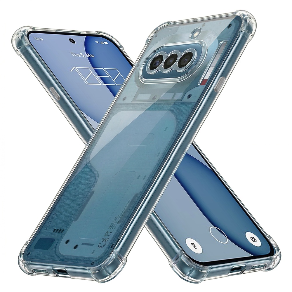 Techsuit - Shockproof Clear Silicone - Nothing Phone (4a) - Clear
