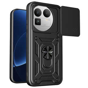 Techsuit - CamShield Series [Round Camera Cutout] - Realme GT 8 Pro - Black