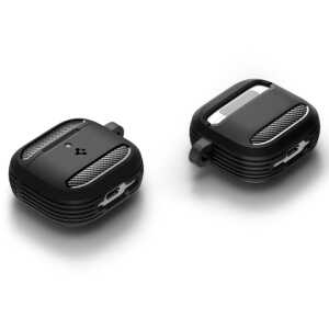 Spigen Rugged Armor Apple Airpods 4 Matte Black Spigen Rugged Armor Apple Airpods 4 Matte Black
